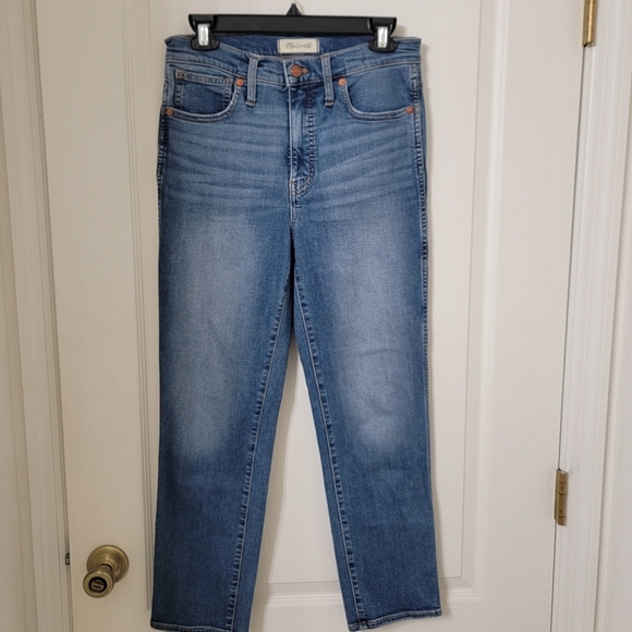 Madewell Size 27 Medium Wash Stovepipe Jeans, Gently Used Condition - Picture 11 of 14